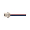 Connecteur femelle M12, 4 pol., codage B IP67, 4A, non-blindé